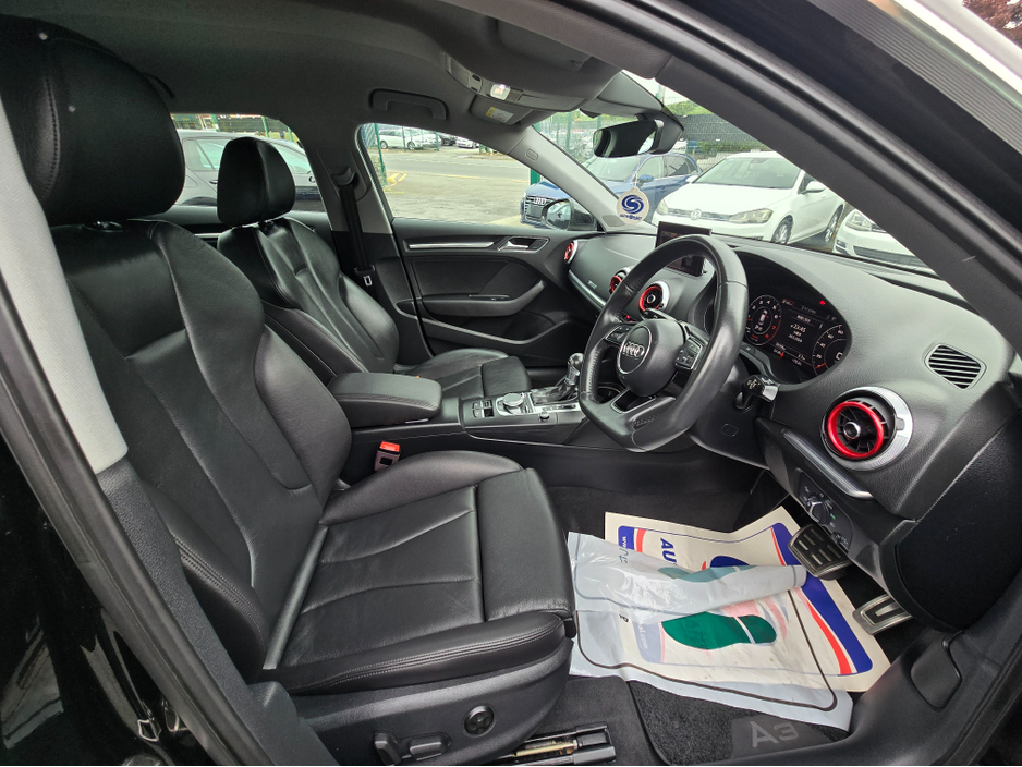 2018 Audi A3 ONLY 38,398KM ! 1.4 TFSI FULL LEATHER PACK VIRTUAL COCKPIT DASH  - REVERSING CAMERA / PARKING SENSORS - DRIVE MODE - SIMI DEALER - LOW ROAD TAX BAND SIMI MAIN DEALER - €21,950