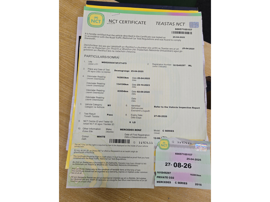 2016 Mercedes-Benz C Class C SERIES E SPORT PREMIUM 4DR AUTO// STUNNING CAR HAS LOADS OF SERVICE WORK JUST COMPLETED €15,450