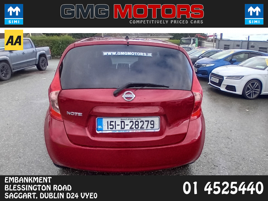 2015 Nissan Note 1.2 PET SV 5DR..LOW MILEAGE €6,750