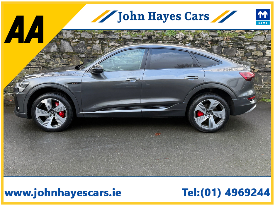 2022 Audi e-tron 55 S LINE QUATTRO COUPE//SUPERB SPEC//VERY LOW MILEAGE//IMMACULATE CONDITION//AUDI HISTORY//SIMI AND AA DEALER €35,900