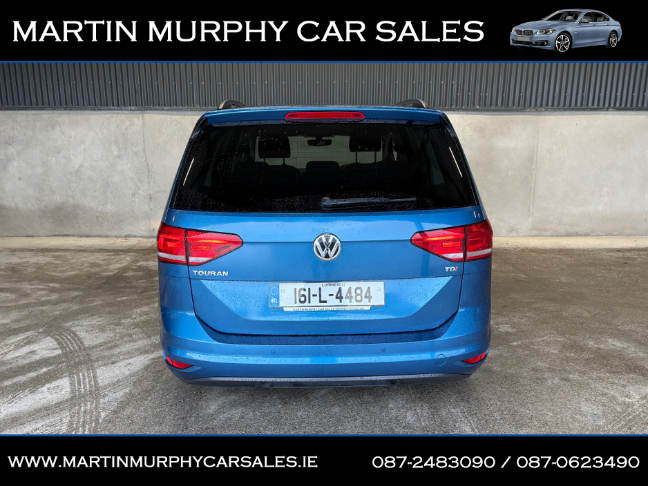 2016 Volkswagen Touran COMFORTLINE 1.6 TDI 110 BHP €12,950