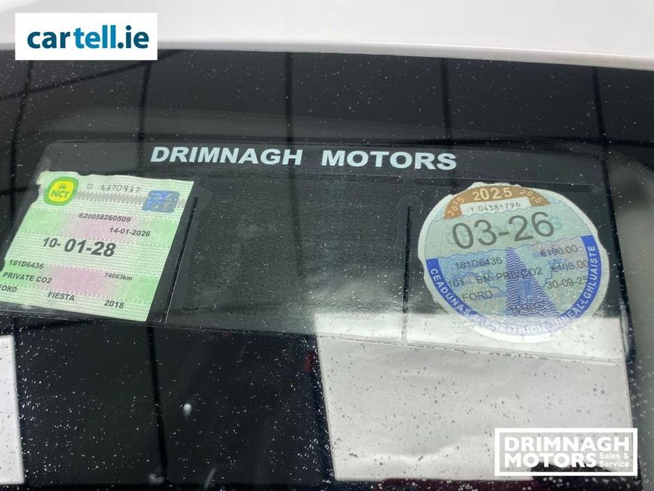 2018 Ford Fiesta Zetec 1.1 70PS 5M 4DR €12,950