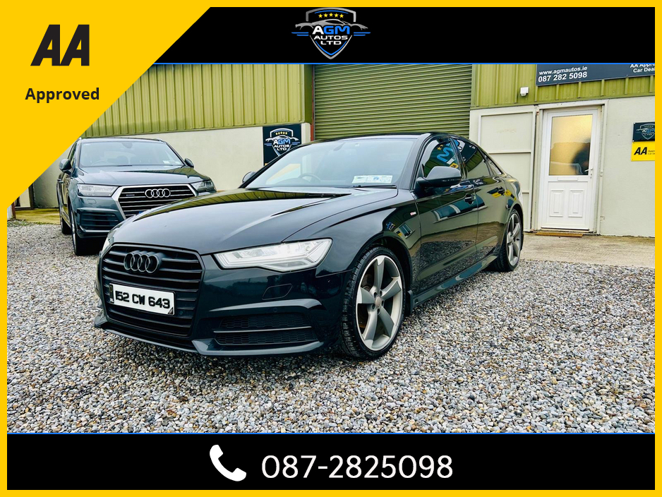 2015 Audi A6 2.0 TDI S LINE ULTRA 1 187BHP 4DR A BLACK EDITION €13,950