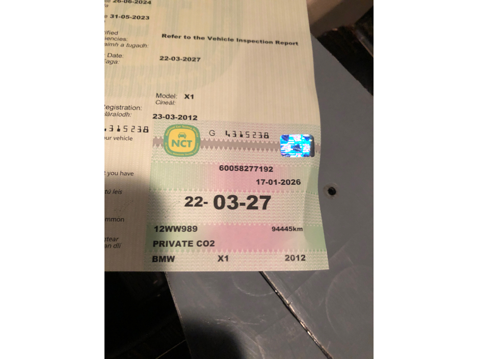 2012 BMW X1 AUTO  20D SE   5DR  Tiny  Kms  1  Owner €9,945