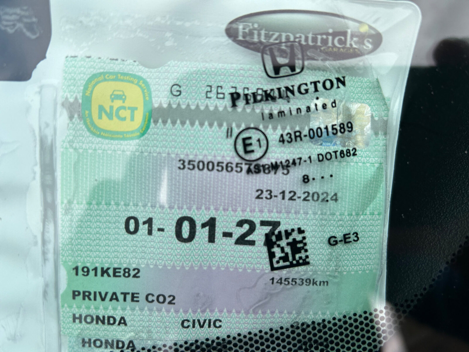 2019 Honda Civic 1.5 i-TECH 180bhp S Design €16,950