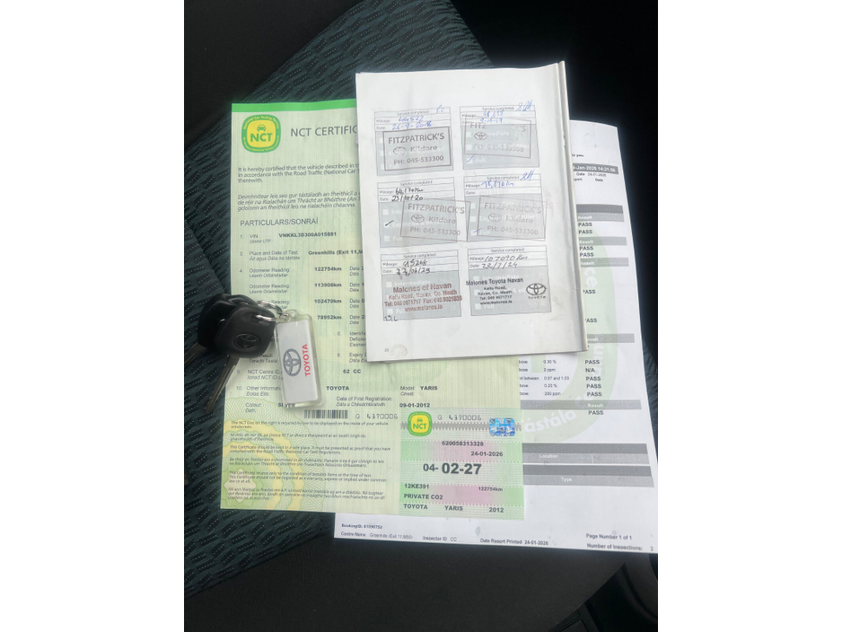 2012 Toyota Yaris 1.0 VVT-i 3Dr Luna €5,950