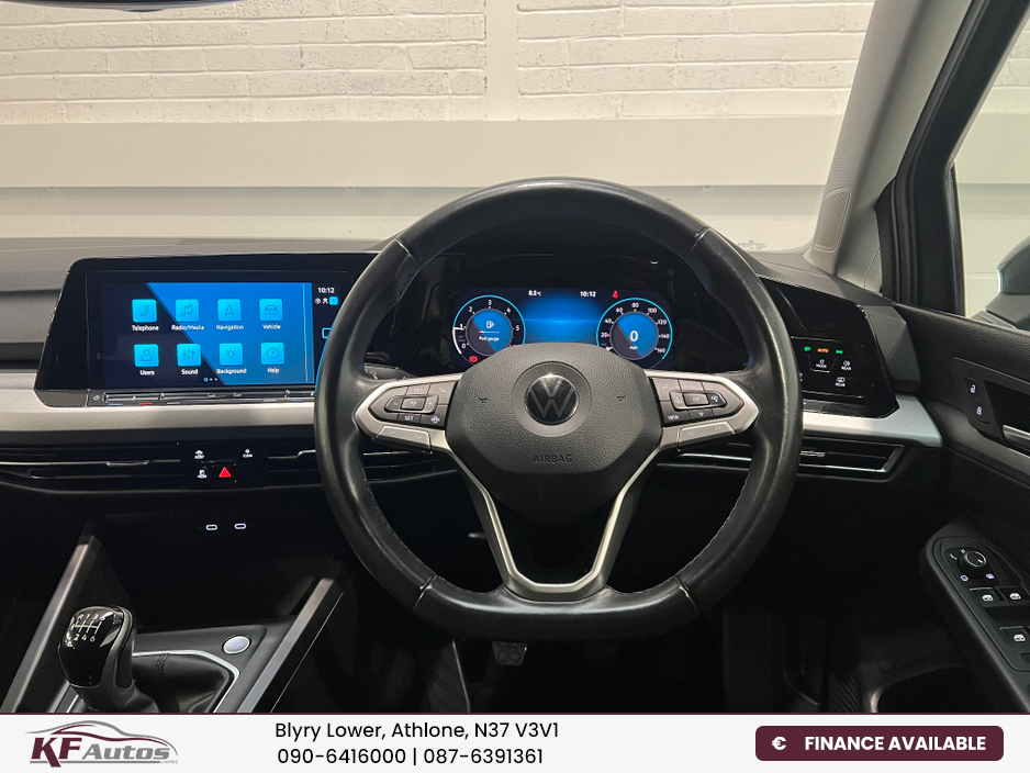 2022 Volkswagen Golf Life 2.0TDI 6 Speed Manual 115bhp 5dr  - 222 Reg €27,995