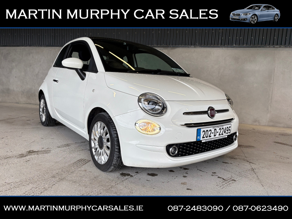 2020 Fiat 500 1.0 LOUNGE 70BHP LOW KMS €12,950