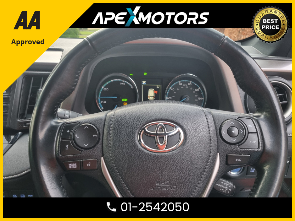 2018 Toyota Rav4 FINANCE ARRANGED * TOP-SPEC DESIGN HEV CVT VVT-I * NEW NCT DEC-27 * IMMACULATE * STAMPED SERVICE HISTORY * AA APPROVED * 101 SAFETY CHECKLIST * AUTOMATIC (DSG) * HEATED SEATS * COLOUR REVERSE CAMERA €19,949