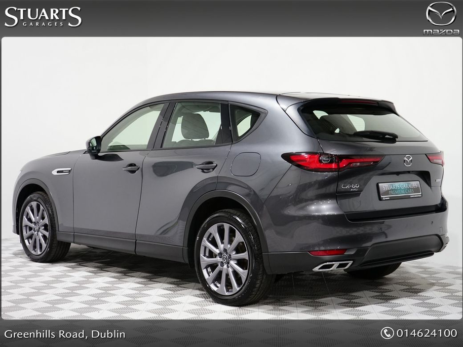 2026 Mazda CX-60 2.5 PHEV 327PS EXCLUSIVE LINE, COMFORT PACK, DEMO SPECIAL, SAVE €6, 155 OFF NEW PRICE*MACHINE GREY WITH BLACK LEATHER, ADAPTIVE LED HEADLIGHTS, UPGRAD €56,945