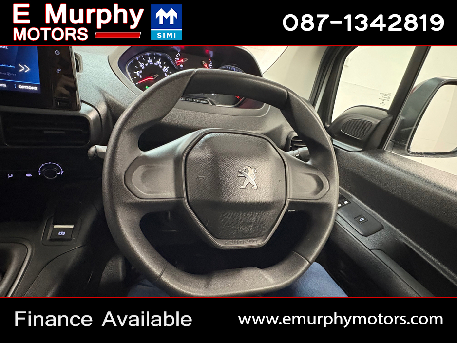 2022 Peugeot Partner 1.5 HDI PROFFESIONAL PLUS LOW MILEAGE €65 PER WEEK €12,154