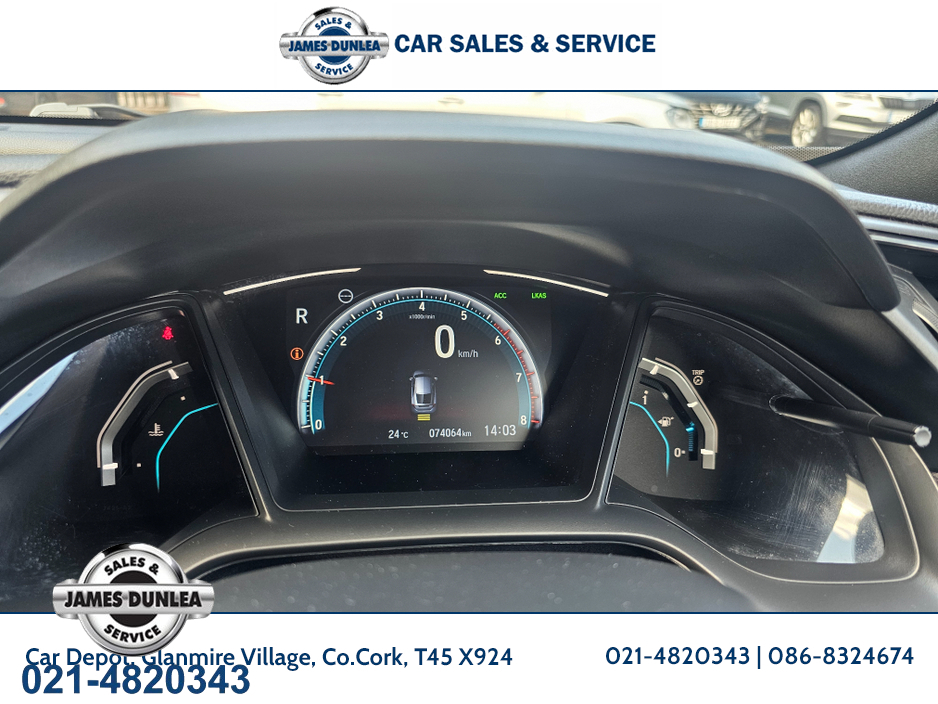 2018 Honda Civic 5DR 124BHP SMART CVT AUTO €17,950