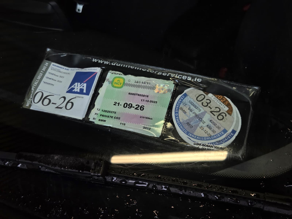 2012 BMW 2 Series 116D SE Z1AI 4DR €7,450