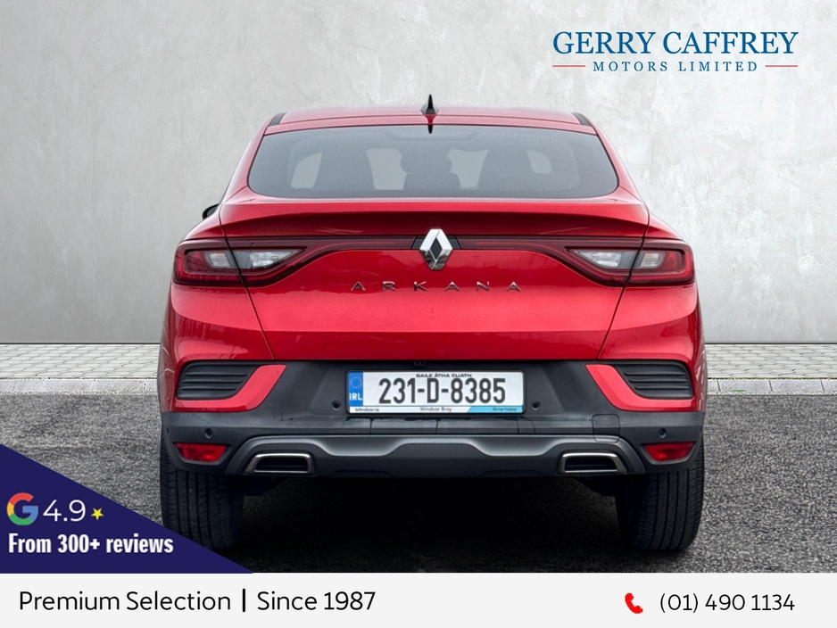 2023 Renault Arkana RS Line 1.3 Petrol Automatic - High Spec €27,950