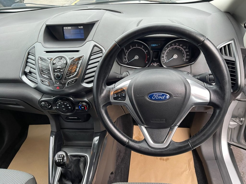 2016 Ford Ecosport 1.0T EcoBoost Zetec SUV 5dr Petrol Manual 2WD Euro 6 (s/s) (125 ps)
