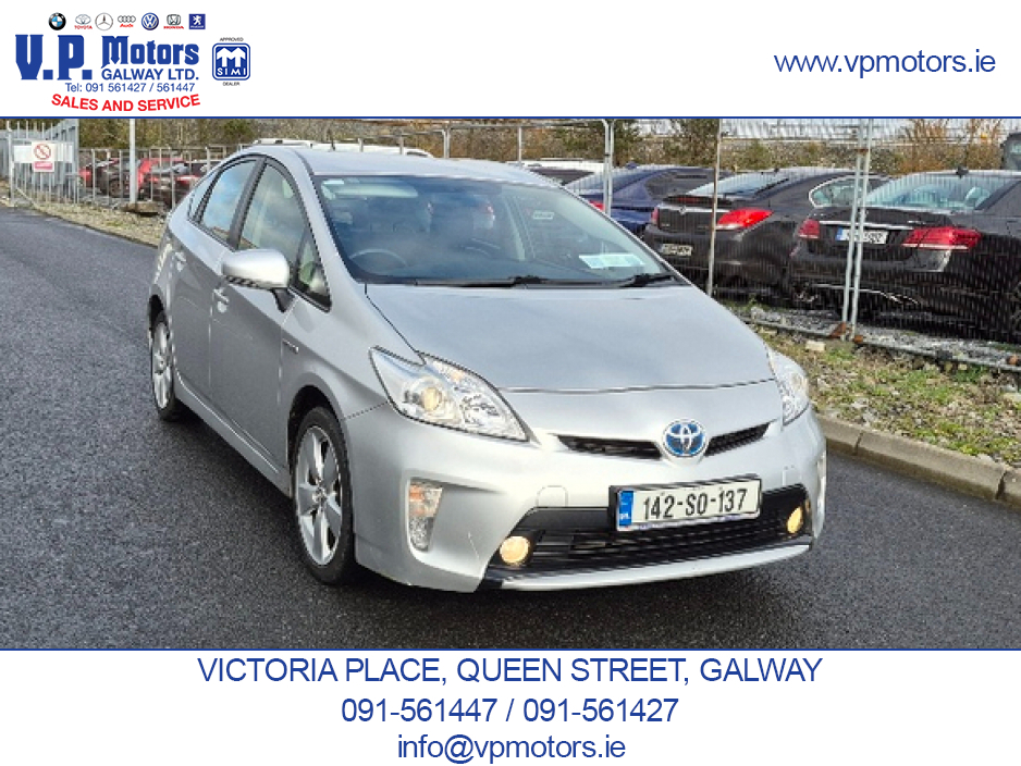 2014 Toyota Prius Original Irish Car  Only 2 Owners  Full Toyota Main Dealer Service History €10,950