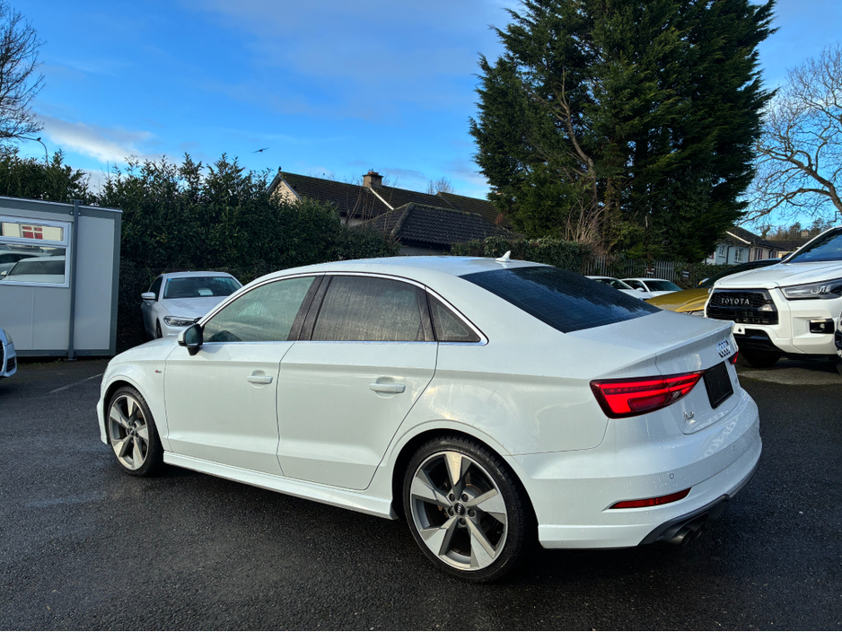2018 Audi A3 Saloon ( 182 REG SALOON 1.4 S LINE EDITION PACK VIRTUAL COCKPIT - NAVIGATION -CARPLAY ANDROID AUTO LEATHER PACK - REVERSING CAMERA / PARKING SENSORS - DRIVE MODE €22,950
