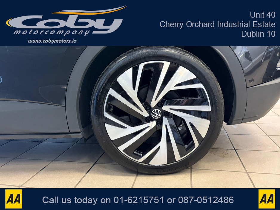 2022 Volkswagen ID.4 PRO 150 KW FAMILY 77KWH 204BHP PR PROPERF AUTO. 2Keys, 1/2 Leather, Full Electrics, Sat Nav, Dual Climate Control, Heated Seats, Cruise Control, Revers Cam, Parking Sensors, Handsfree, & more. €27,950