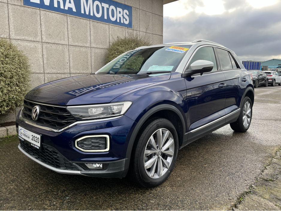 2020 Volkswagen T-Roc STYLE DESIGN AUTOMATIC 2.0 DIESEL //KEYLESS ENTRY//2 TONE PAINT//ADAPTIVE CRUISE CONTROL//REVERSE CAMERA// €23,950