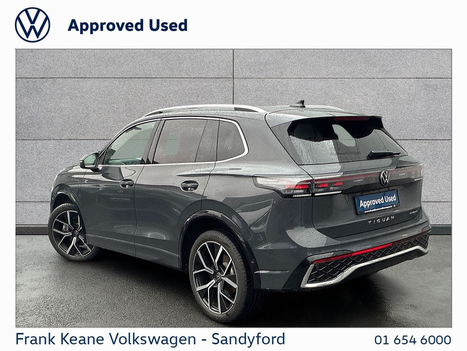 2025 Volkswagen Tiguan Tiguan R-Line Tsi Phev S-A R-Line TSi eHybrid 204 DSG 19.7 kWh Auto 2WD Start/Stop @frank Keane Volkswagen South Dublin €49,995