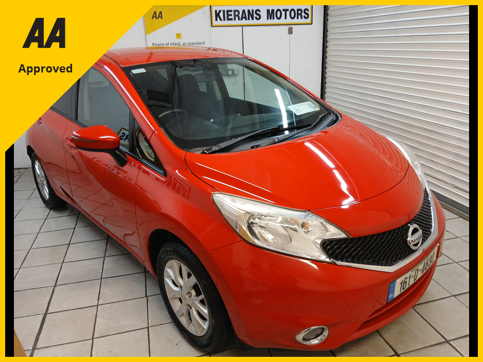 2016 Nissan Note 1.2 SV : One Owner : Low Mileage : Nct to 05/27 : finance arranged : Rear Parking Sensors . €8,500