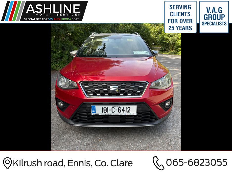 2018 SEAT Arona [RESERVED] 1.0 TSI 115HP XCELLENCE 5DR €12,950