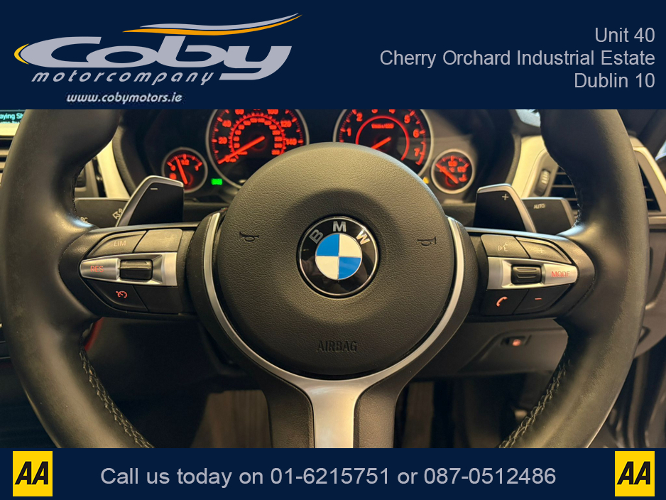 2017 BMW 3 Series 330 F30 E M Sport 4DR Auto. New NCT, Full Body Kit, 2Keys, Sat Nav, MFSW, Full Electrics, Cruise Control, Dual Climate Control, Mirror Link, Heated Seats, Parking Sensors, and more. €15,950