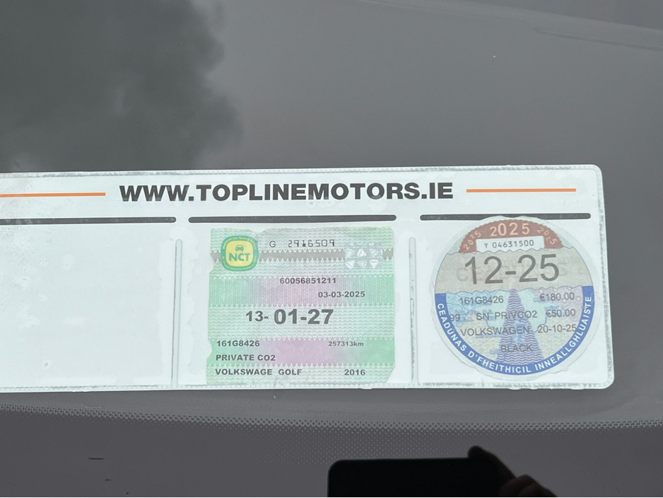 2016 Volkswagen Golf ==STUNNING CAR-1.6TDI//HEATED SEATS//FRESH NCT//SERVICED== €10,450