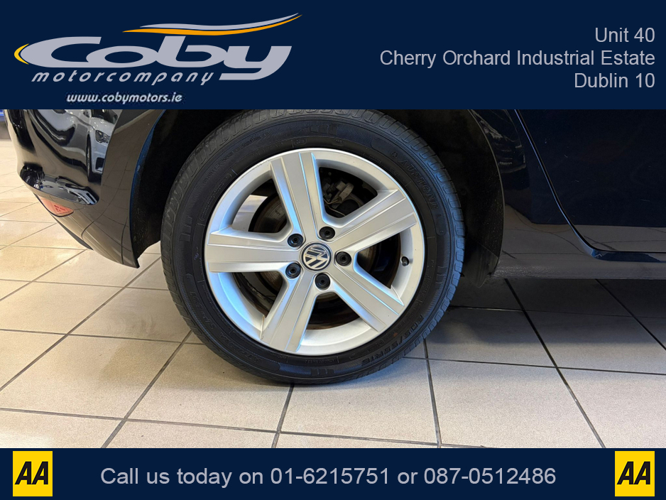 2016 Volkswagen Golf 1.6 TDI MATCH EDITION BLUEMOTION 110PS 5DR. NCT, Alloy Wheels, MFSW, Cruise Control, Heated Seats, Folding Rear Seats, Parking Sensors, Air Conditioning, and more €12,950