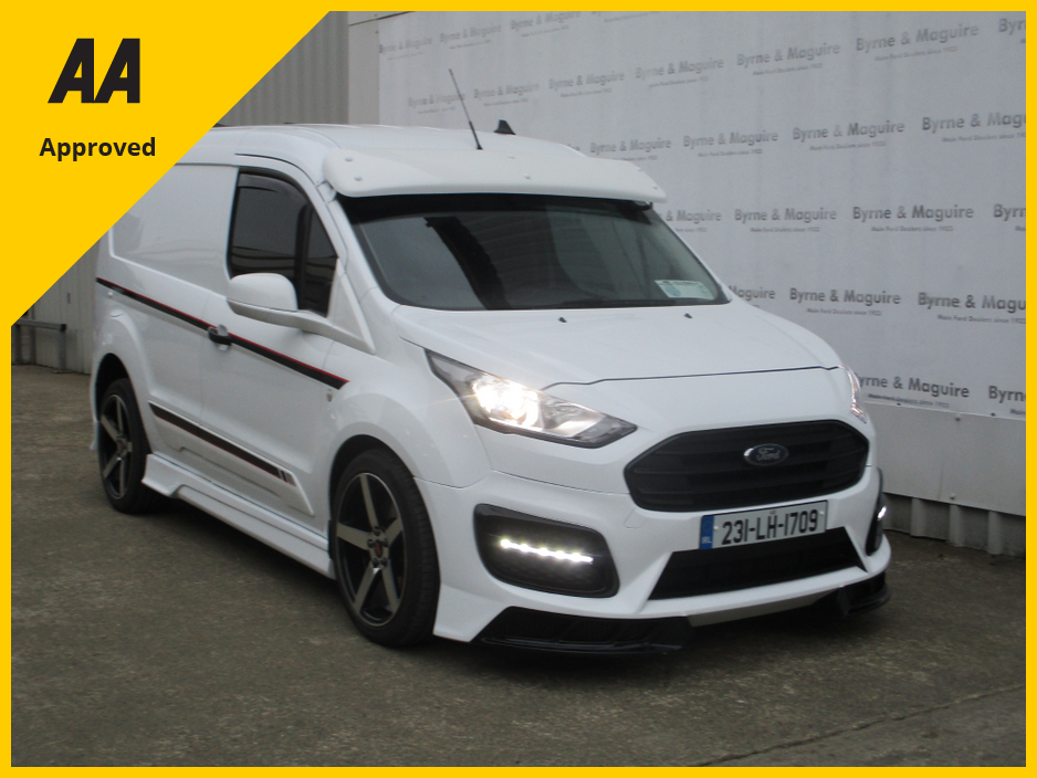 2023 Ford Transit Connect CONNECT HP TREND - 1.5 TD 100 T6.2 M6 . TREND MODEL WITH 3 SEATS, LOW KMS AIR CON,  ALLOYS LED LIGHTS,  FULL SPORTS BODY KIT. FULLY SERVICED AND DOE  TESTED WITH WARRANTY !! €23,500