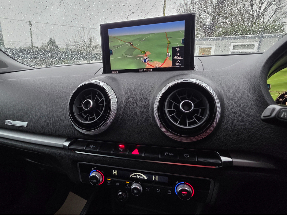 2017 Audi A3 1.4 TFSI NAVI VIRTUAL CLOCKS ANDROID AUTO CARPLAY SIMI DEALER LOW TAX BAND €17,950