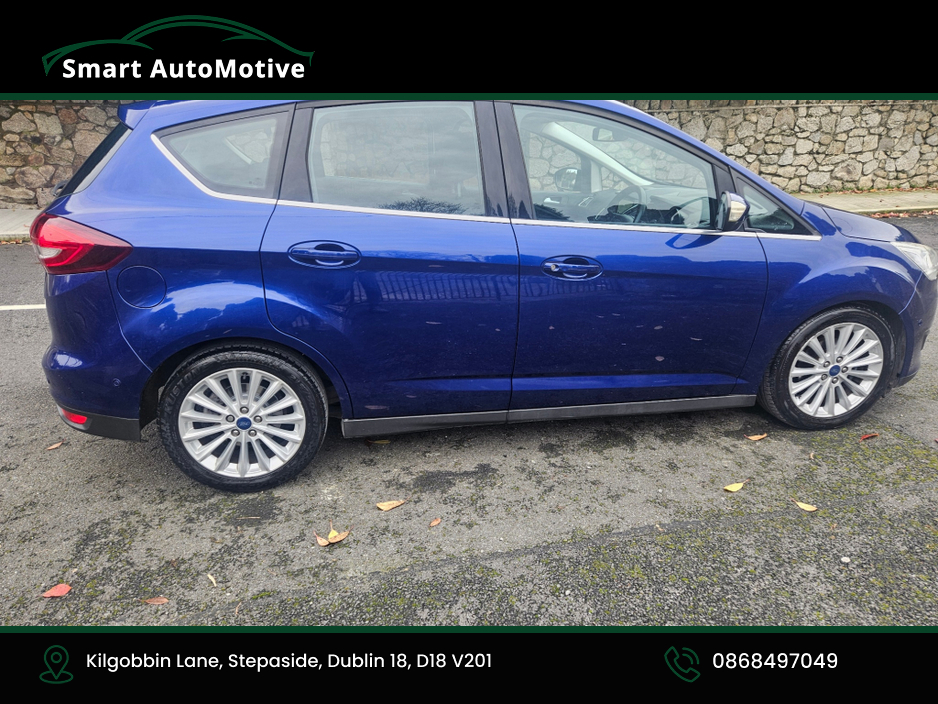 2017 Ford C-Max Titanium 1.5 Tdci Manual * Low Mileage * Only One Previous Owner * Great Condition Throughout * New NCT 02.2028 * Fully Serviced and Professionally Valeted * Top Specification *  6 Months Warranty * €10,950