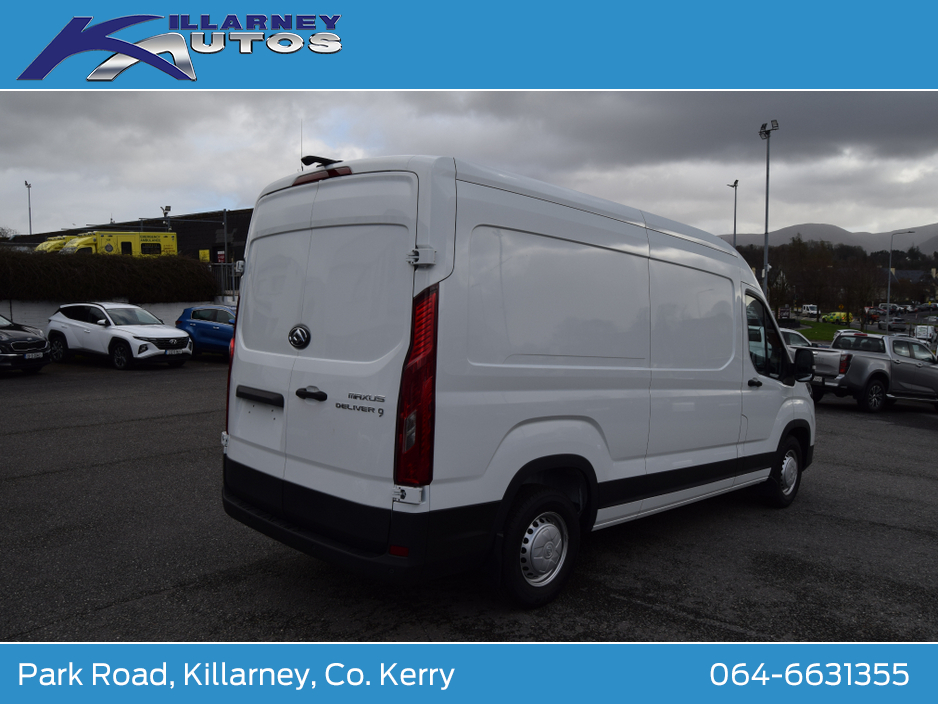 2026 Maxus Deliver 9 LWB 2.0TDCi 150BHP Price is plus vat. €25,928
