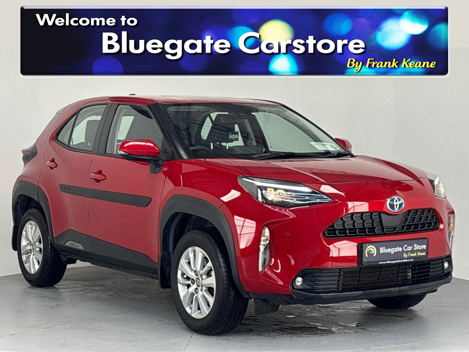 2023 Toyota Yaris CR LUNA**TOUCHSCREEN BLUETOOTH MEDIA**SEMI DIGITAL DASH**REVERSE CAMERA**PARKING SENSORS**MULTIFUNCTIONAL STEERING WHEEL**CRUISE CONTROL**KEYLESS START*8AUTO LIGHTS**AUTO WIPERS**ISOFIX** €26,795
