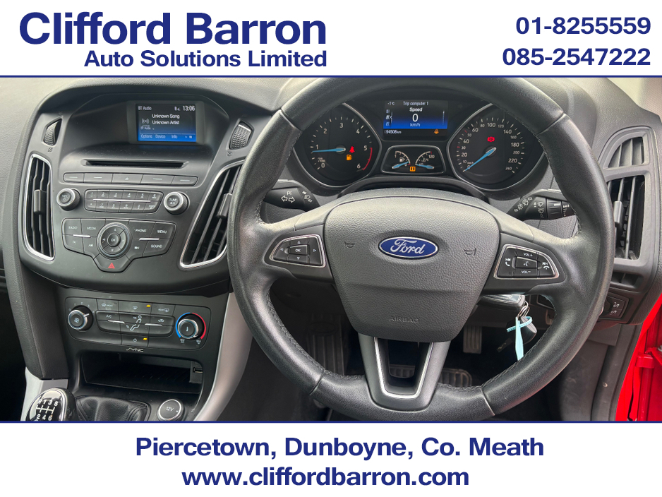 2017 Ford Focus 5DR 1.5 TD 95PS 6SPEED 4DR €14,950