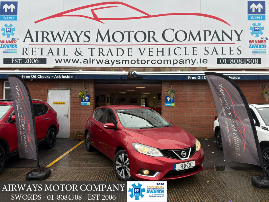 2018 Nissan Pulsar 1.2 SV EXECUTIVE 5DR - LOW KMS €12,950