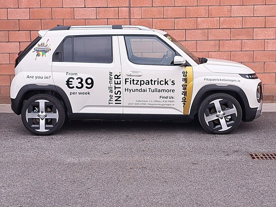 2025 Hyundai Inster Elegance Model 49 k/W Battery with 360 kms €21,950