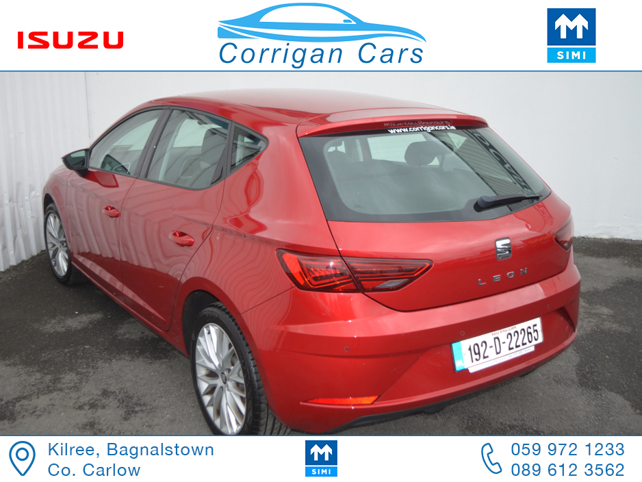 2019 SEAT Leon ONE OWNER LOW MILEAGE SE 115BHP €15,949