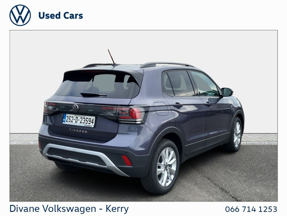 2025 Volkswagen T-Cross EDITION 75 1.0 TSI PETROL 95 BHP €29,950