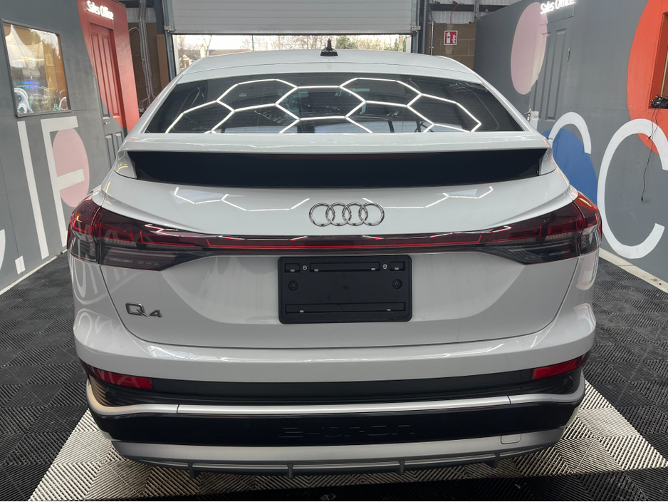 2023 Audi Q4 e-tron €34950 2023 AUDI Q4 E-TRON 40 S-LINE SPORTBACK ELECTRIC AUTOMATIC / CRUISE CONTROL / 360° PARKING CAMERA / HEATED SEATS / PADDLE SHIFTERS / APPLE CARPLAY / AMBIENT LIGHTS €34,950