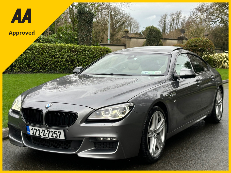 2017 BMW 6 Series 640D GRAN COUPE M SPORT *HEAD UP DISPLAY*HARMAN KARDON*PAN ROOF*LOW KLMS*AA APPROVED €26,995