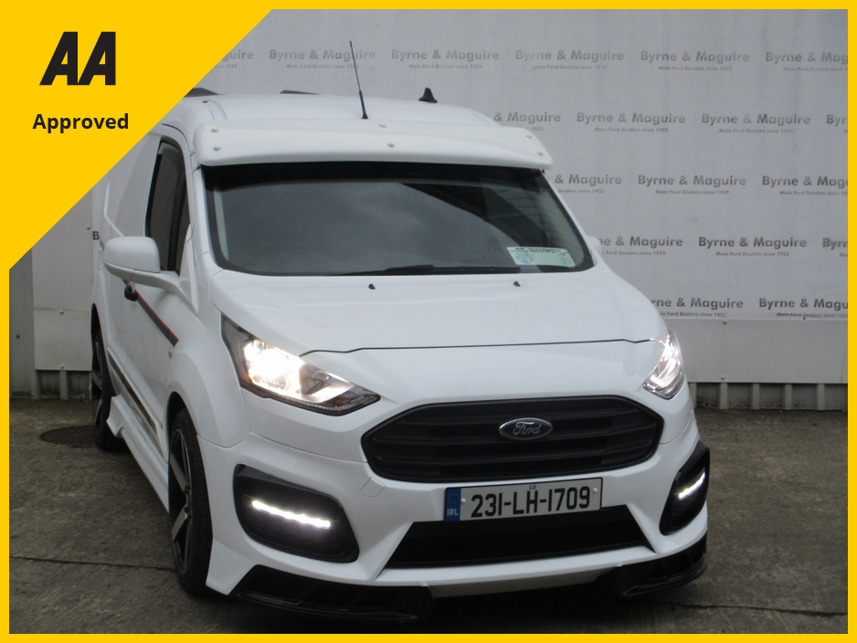 2023 Ford Transit Connect CONNECT HP TREND - 1.5 TD 100 T6.2 M6 . TREND MODEL WITH 3 SEATS, LOW KMS AIR CON,  ALLOYS LED LIGHTS,  FULL SPORTS BODY KIT. FULLY SERVICED AND DOE  TESTED WITH WARRANTY !! €23,500