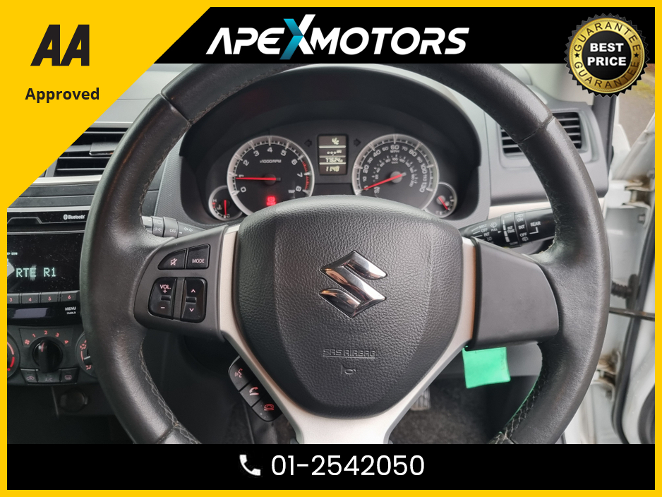 2012 Suzuki Swift 1.2 MANUAL * TOP-SPEC SZ3 * NEW NCT FEB-27 * ONE OWNER FROM NEW * IMMACULATE * 6-STAMPS in SERVICE HISTORY * AA APPROVED * 101 SAFETY CHECKLIST * LOW LOW MILES * CRUISE CONTROL * LOW TAX * 12-MONTH RO €6,949