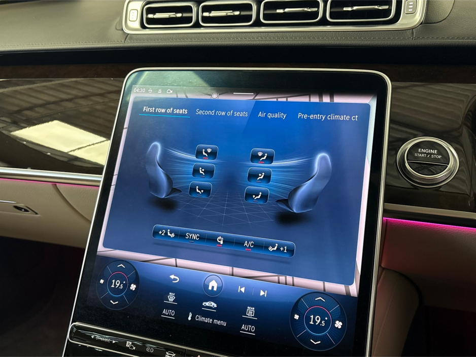 2022 Mercedes-Benz S Class 580 E LWB AMG LINE**BURMESTER SOUND SYSTEM**FRONT ELECTRIC HEATED SEATS**REAR HEATED SEATS**CREAM LEATHER INTERIOR**AMBIENT LIGHTING**20" ALLOYS**REVERSE CAMERA**ELECTRIC TAILGATE**WIRELESS CHARGING** €84,995