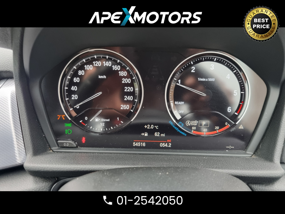 2019 BMW 2 Series Gran Tourer FINANCE ARRANGED * TOP SPEC M-SPORT * NEW NCT JAN-28 * 2.0 DIESEL AUTO * IMMACULATE (AS NEW)  * STAMPED SERVICE HISTORY * AA APPROVED * 101 SAFETY CHECKLIST * HEATED SEATS * COLOUR REVERSE CAMERA €23,749