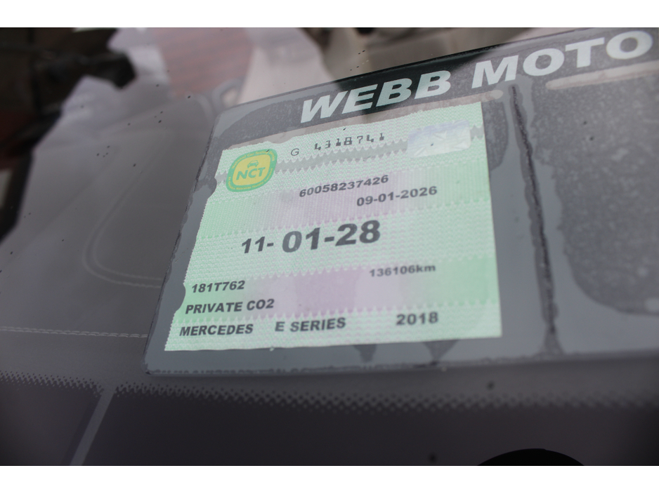 2018 Mercedes-Benz E Class 220 D AMG SPORT 2DR AUTO CABRIOLET €29,950