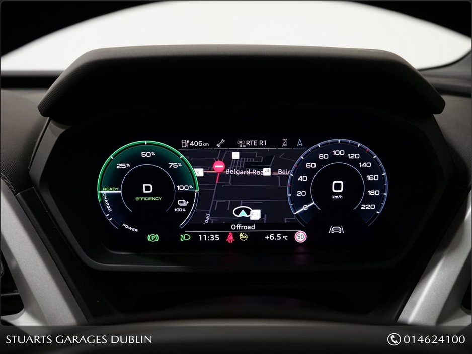 2023 Audi Q4 e-tron “40 – BIGGER BATTERY* Q4 E-TRON SPORT SPORTBACK COUPE: PEBBLE GREY, HEADS-UP DISPLAY, 19” DIAMOND CUT ALLOYS, ANDROID AUTO, HEATED SEATS €33,945