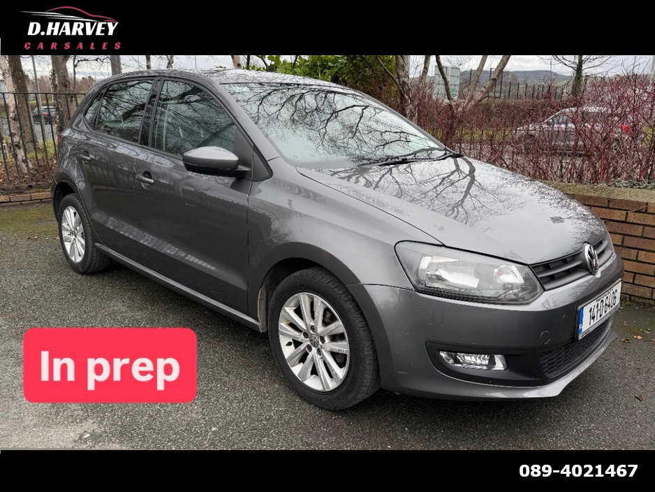 2014 Volkswagen Polo 1.2 TL**Tiny Mileage**Alloys**NCT 06/26 €8,900