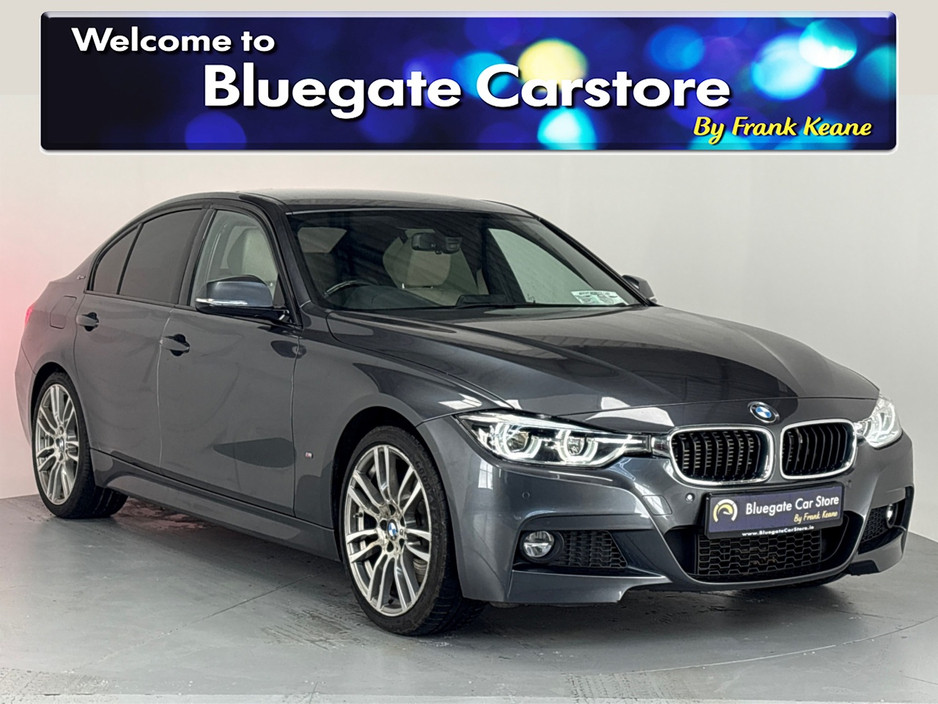2017 BMW 3 Series F30 E M SPORT**HARMON KARDON SOUND SYSTEM**MULTIFUNCTIONAL STEERING WHEEL**DIGITAL MEDIA DISPLAY**REVERSE CAMERA**PARKING SENSORS**DRIVE MODES**BLUETOOTH**DUAL CLIMATE CONTROL**CREAM LEATHER** €18,995