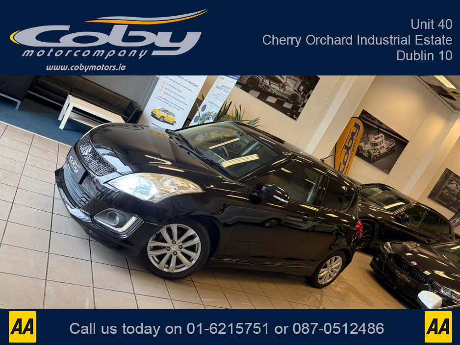 2014 Suzuki Swift 1.2 RS Model 5DR AUTO. Immaculate Car, New NCT done before collection, Touch Screen Radio, Air Con, Full Electrics, Stop/Start Button, Mirror Link, Sat Nav, and more. €8,950